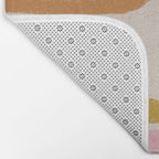 Retro Rainbow Geo - Mid Century Modern Arc Bath Mat Gallery Image 2