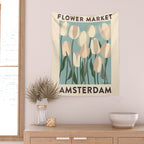 Flower Market Amsterdam - Matisse Inspired Wall Tapestry Gallery Image 2