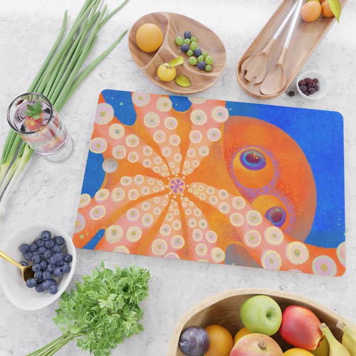 Hypnosis Octopus Cutting Board Gallery Image 2