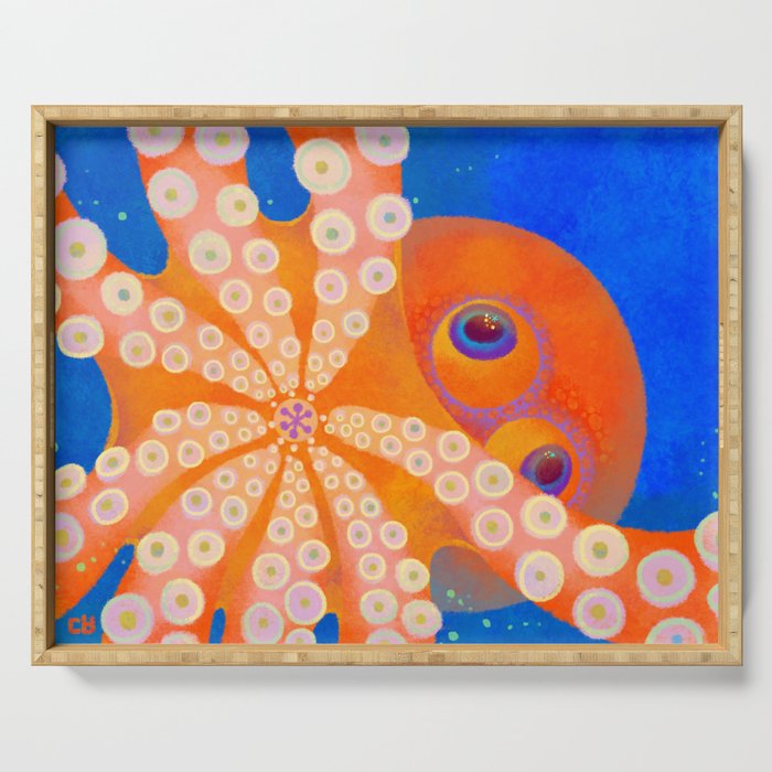 Hypnosis Octopus Serving Tray Gallery Image 1