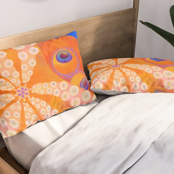 Hypnosis Octopus Pillow Sham Gallery Image 2