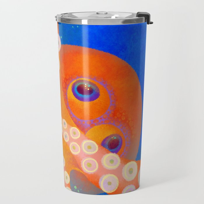 Hypnosis Octopus Travel Mug Gallery Image 2