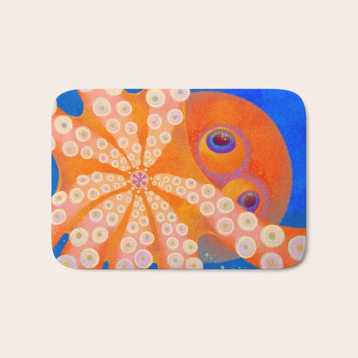 Hypnosis Octopus Bath Mat Gallery Image 1