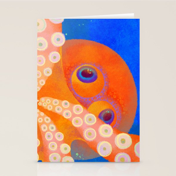 Hypnosis Octopus Stationery Card Gallery Image 1