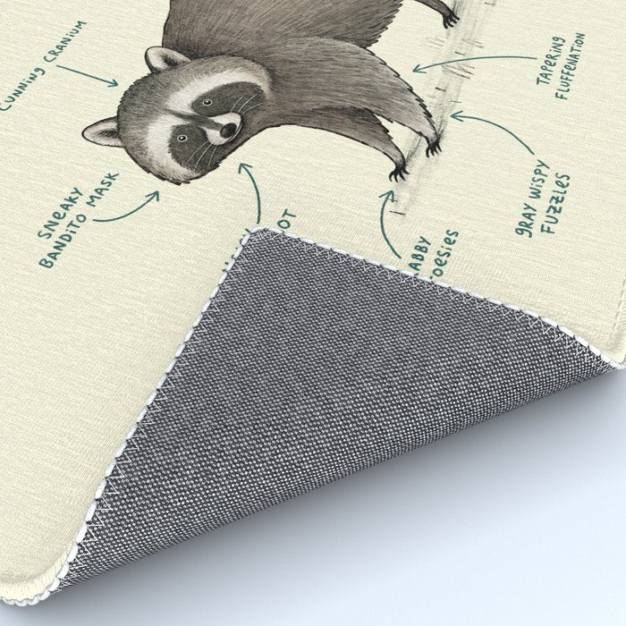 Anatomy of a Raccoon Rug Gallery Image 4