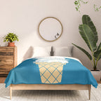 Pug Ice Cream Comforter Gallery Image 3