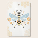 Honey Bee Abstract Pattern Cutting Board Gallery Image 1