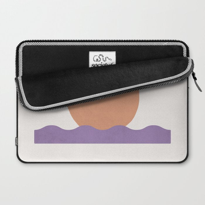 Sunset Wave - Abstract Painting Laptop Sleeve Gallery Image 2