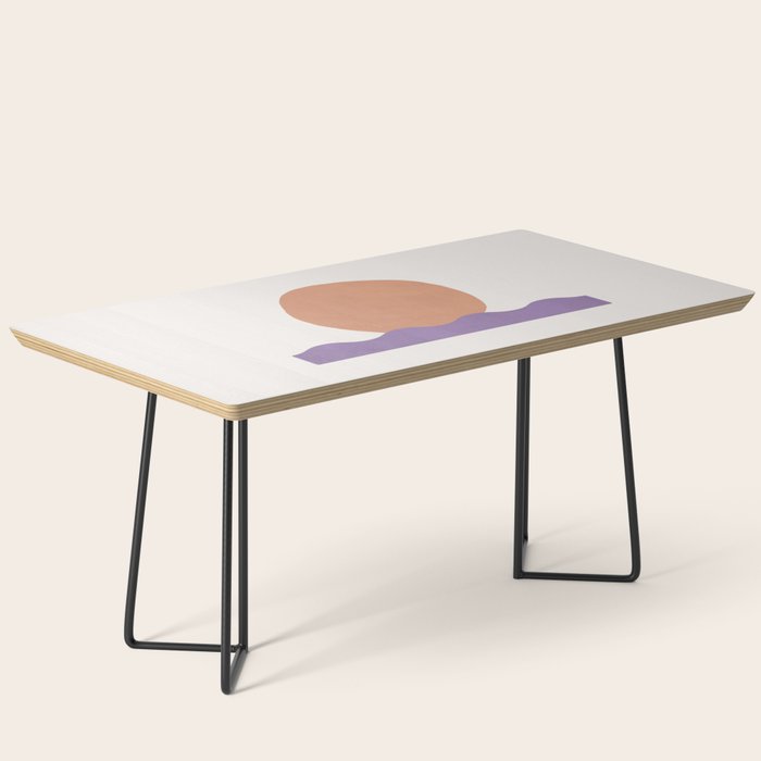 Sunset Wave - Abstract Painting Coffee Table Gallery Image 1