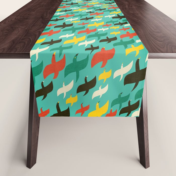 Birds are flying Table Runner Gallery Image 1