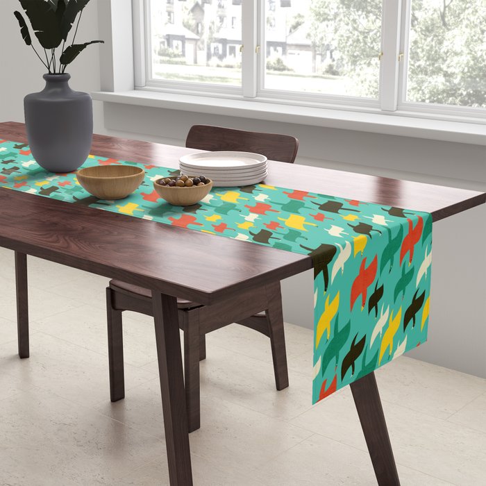 Birds are flying Table Runner Gallery Image 2