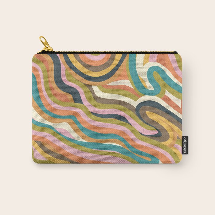 Rainbow Marble Carry All Pouch Gallery Image 1
