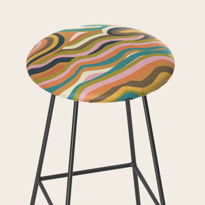 Rainbow Marble Stool Gallery Image 2