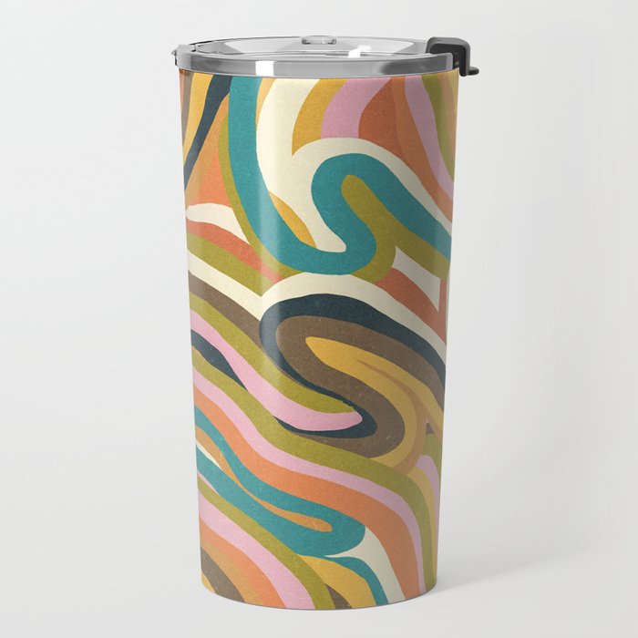 Rainbow Marble Travel Mug Gallery Image 2