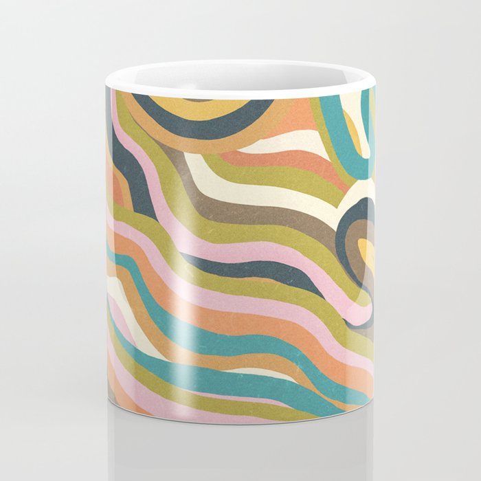 Rainbow Marble Coffee Mug Gallery Image 4