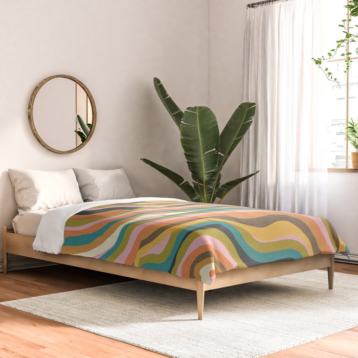 Rainbow Marble Comforter Gallery Image 2