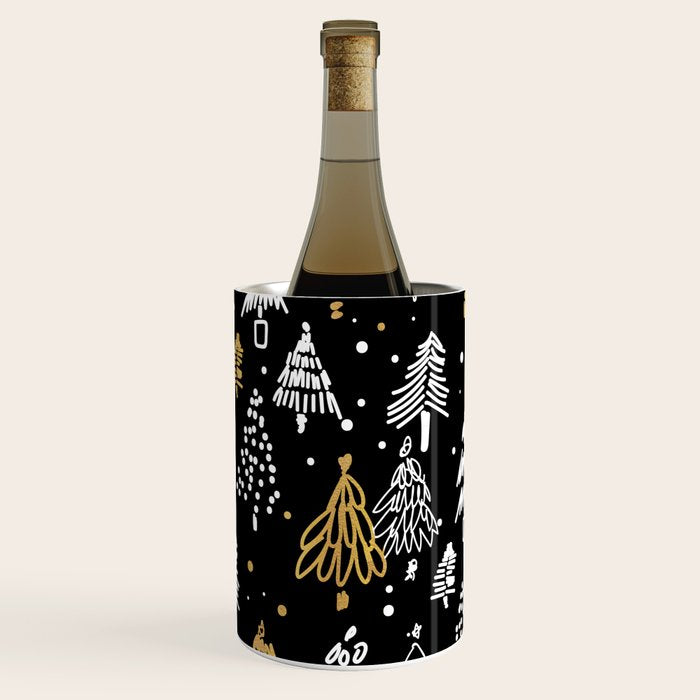 Christmas Tree Pattern Wine Chiller Gallery Image 1