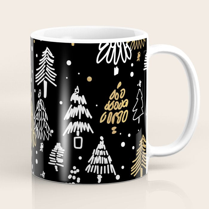 Christmas Tree Pattern Coffee Mug Gallery Image 1