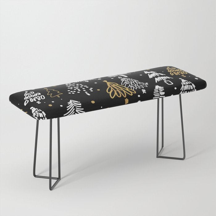 Christmas Tree Pattern Bench Gallery Image 1