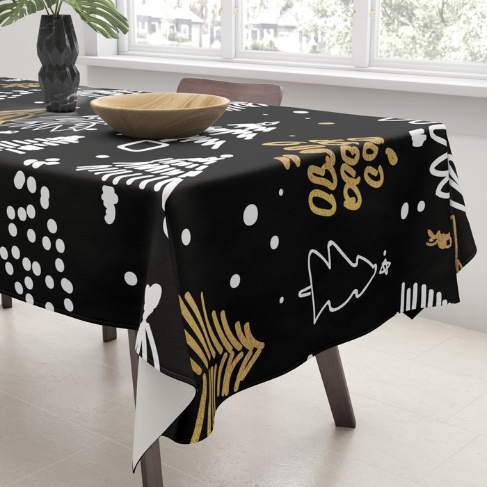 Christmas Tree Pattern Tablecloth Gallery Image 3