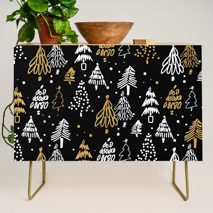 Christmas Tree Pattern Credenza Gallery Image 1