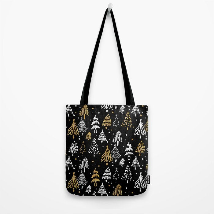 Christmas Tree Pattern Tote Bag Gallery Image 2