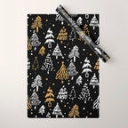 Christmas Tree Pattern Wrapping Paper Gallery Image 1
