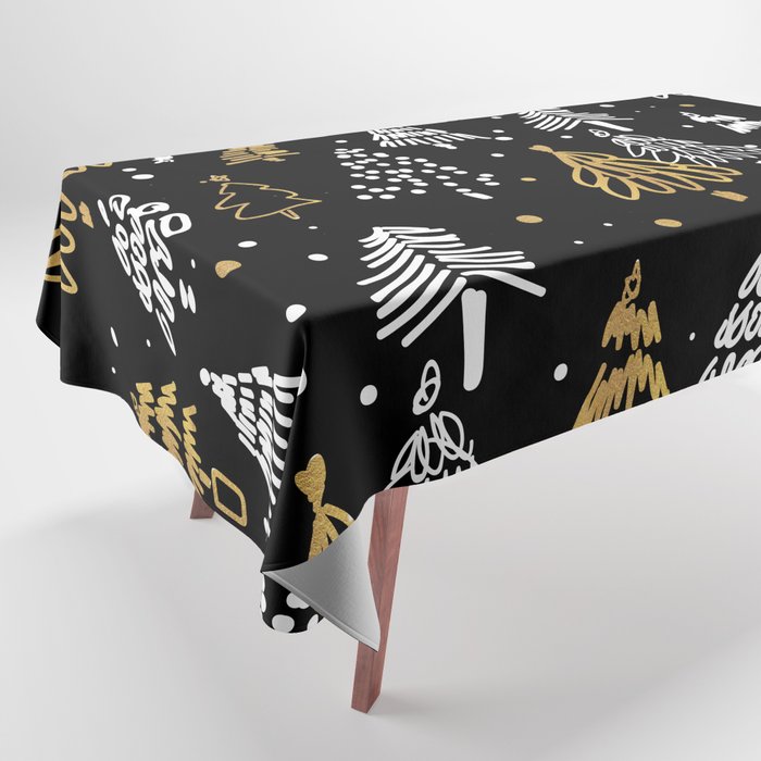 Christmas Tree Pattern Tablecloth Gallery Image 1