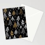 Christmas Tree Pattern Stationery Card Gallery Image 2