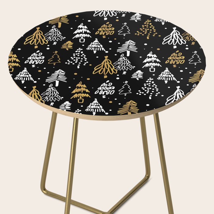 Christmas Tree Pattern Side Table Gallery Image 2