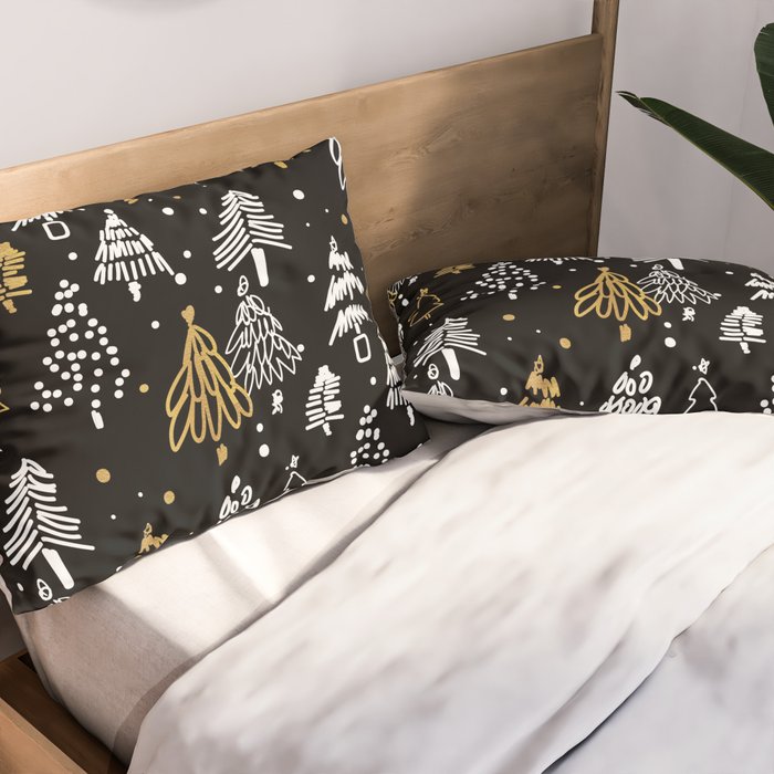 Christmas Tree Pattern Pillow Sham Gallery Image 2