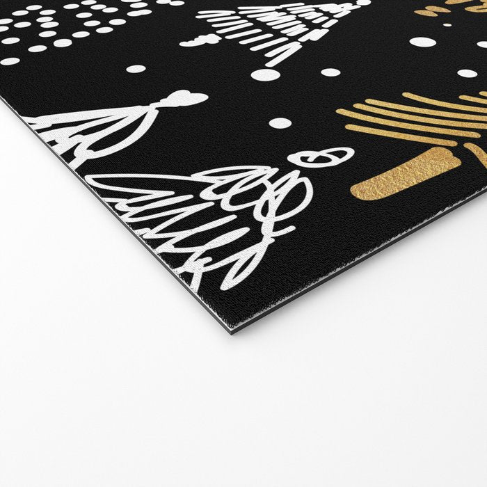 Christmas Tree Pattern Welcome Mat Gallery Image 2