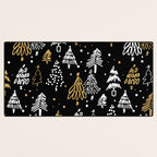 Christmas Tree Pattern Desk Mat Gallery Image 3