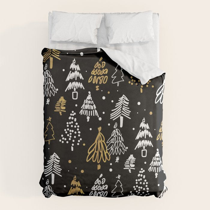 Christmas Tree Pattern Duvet Cover Gallery Image 1