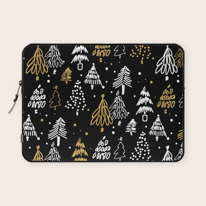 Christmas Tree Pattern Laptop Sleeve Gallery Image 1