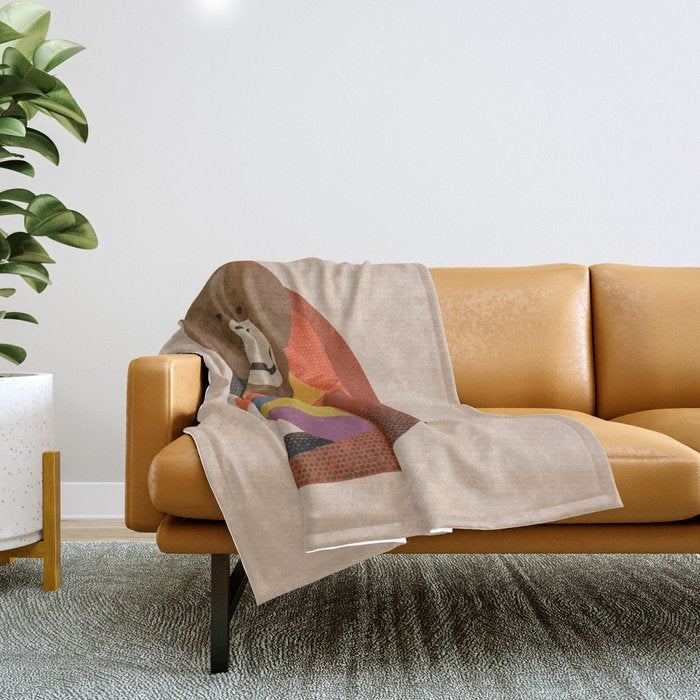 Orangutan Throw Blanket Gallery Image 1