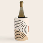 Abstraction_NEW_SUN_DAWN_MOUNTAINS_LINE_POP_ART_008B Wine Chiller Gallery Image 1