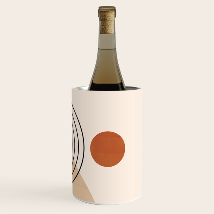 Abstraction_NEW_SUN_DAWN_MOUNTAINS_LINE_POP_ART_008B Wine Chiller Gallery Image 3