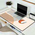 Abstraction_NEW_SUN_DAWN_MOUNTAINS_LINE_POP_ART_008B Desk Mat Gallery Image 2