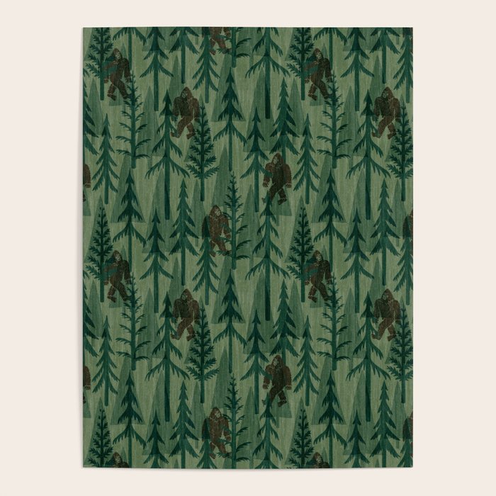 Subtle Sasquatch - Forest  Poster Gallery Image 4