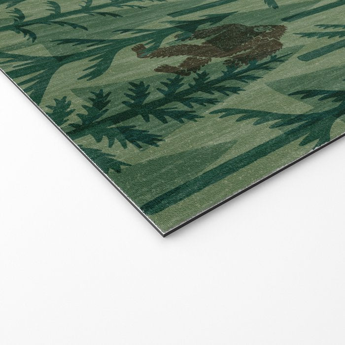Subtle Sasquatch - Forest  Welcome Mat Gallery Image 2