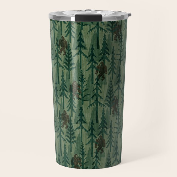 Subtle Sasquatch - Forest  Travel Mug Gallery Image 1