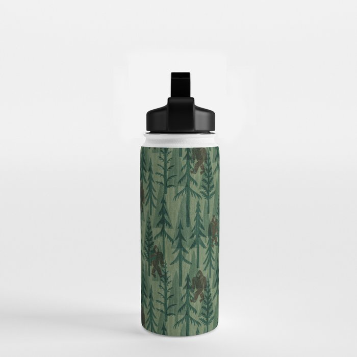 Subtle Sasquatch - Forest  Water Bottle Gallery Image 2