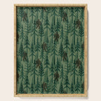 Subtle Sasquatch - Forest  Serving Tray Gallery Image 1