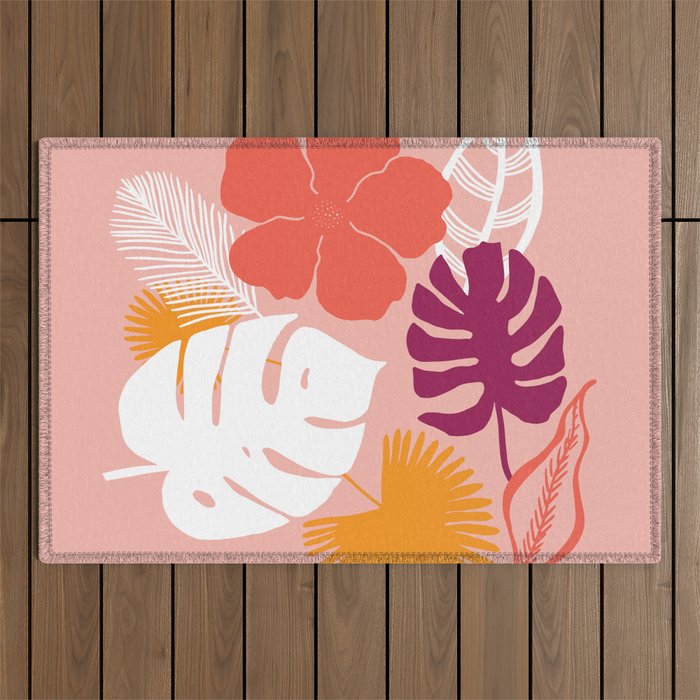 aloha, print Outdoor Rug Gallery Image 1