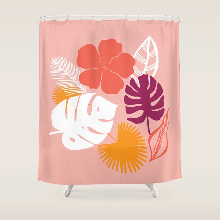 aloha, print Shower Curtain Gallery Image 1