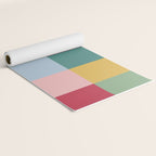 Bold Colorful Checks Pattern - Large XXII Yoga Mat Gallery Image 2