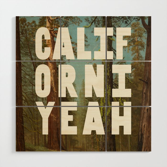 Californiyeah Wood Wall Art Gallery Image 1