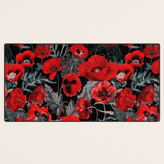 Poppy Garden Desk Mat Gallery Image 3