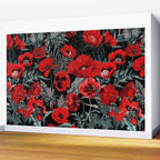 Poppy Garden Wall Mural Gallery Image 2